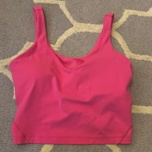 sonic pink lululemon align tank